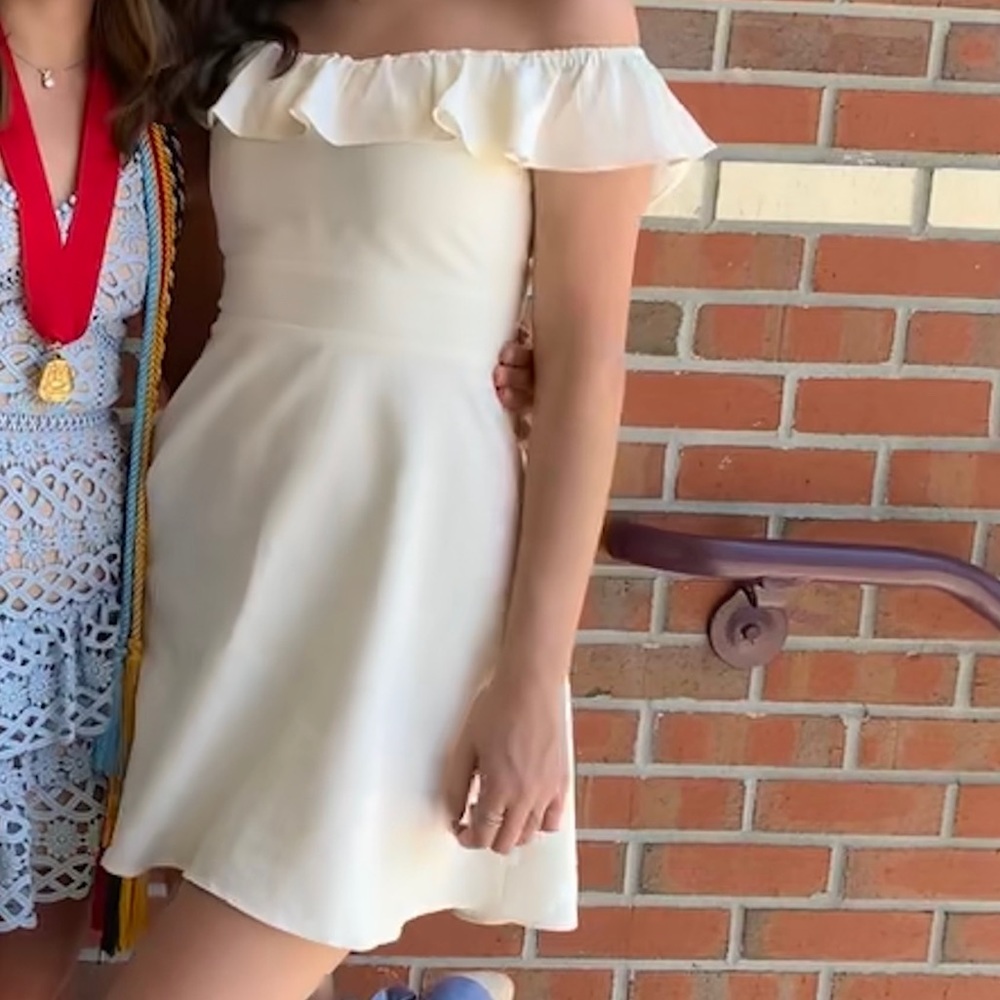 ZARA OFF THE SHOULDER DRESS